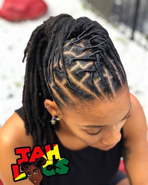 easy dread styles|styles for dreads for women.